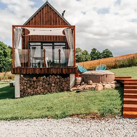 Wymarzone Domki- Z Prywatnymi Jacuzzi I Kominkiem Hébergement de vacances Wiesciszowice